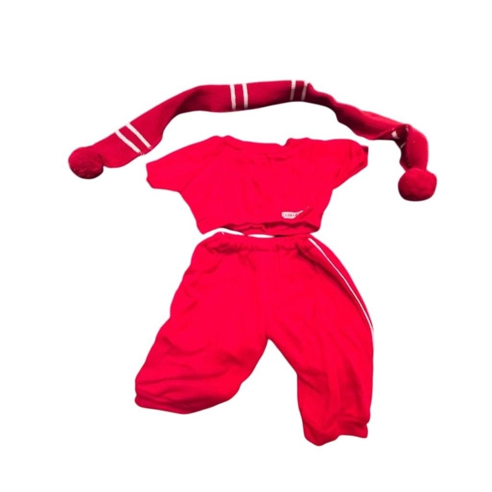 Vintage Teddy Ruxpin Red Sailor Doll Outfit 3-Piece Set Top Pants Hat original